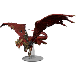 D&D Miniature - Dragonlance Kansaldi on Red Dragon