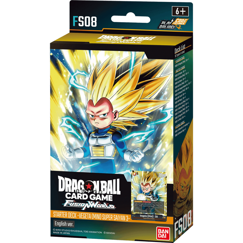 DBS Fusion World Starter Deck (FS08) Vegeta (Mini) Super Saiyan 3