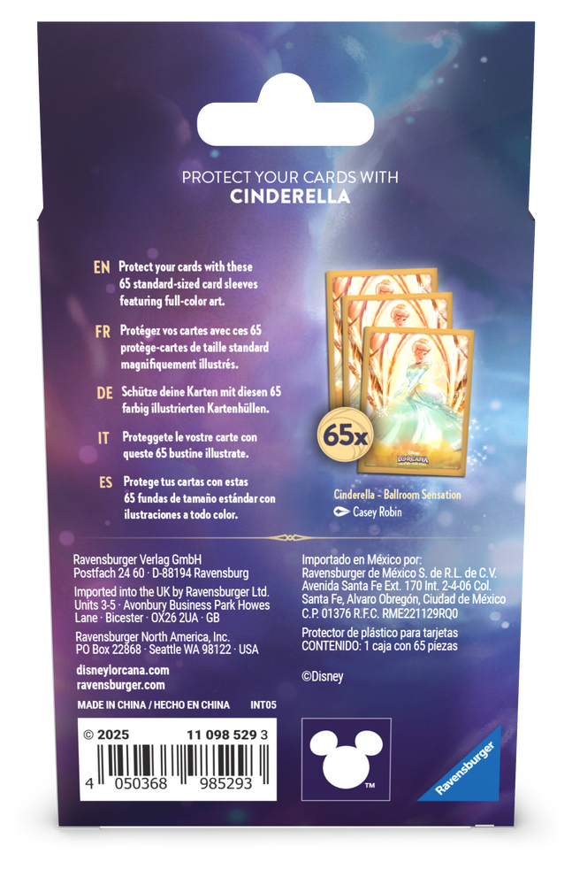 Disney Lorcana TCG Sleeves - Archazia’s Island