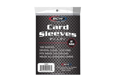 BCW - Clear Sleeves 100ct