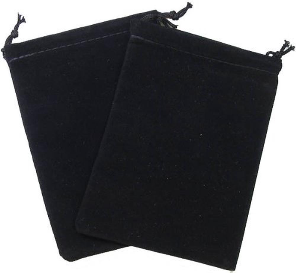 Chessex Small Suede Dice Bag, Black Chessex Small Suede Dice Bag, Black