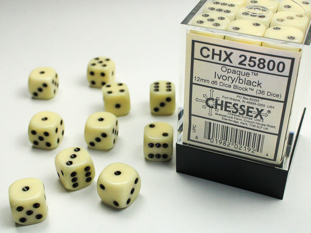 Chessex 36-Die Set - Opaque