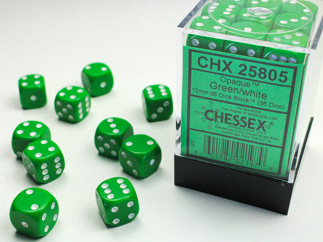 Chessex 36-Die Set - Opaque