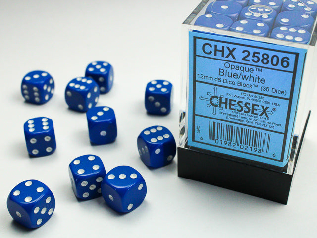 Chessex 36-Die Set - Opaque