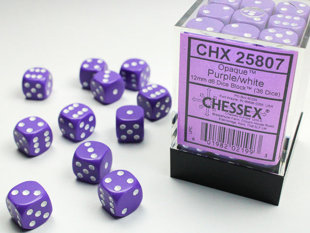 Chessex 36-Die Set - Opaque