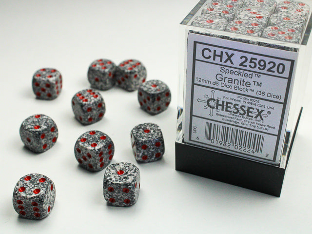 Chessex 12-Die Set - Speckled