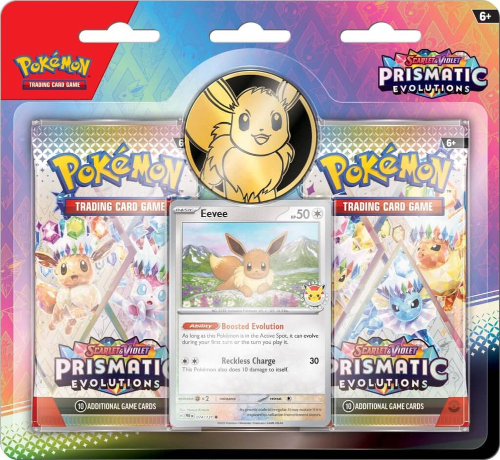 Prismatic Evolutions 2-PK Blister