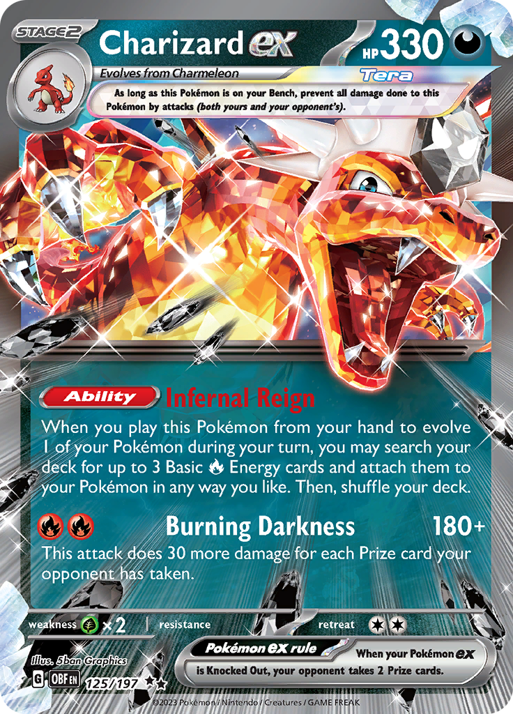 Charizard ex (125/197) [Scarlet & Violet: Obsidian Flames]