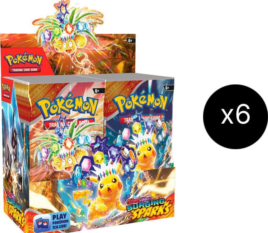 *PRE ORDER* Scarlet & Violet: Surging Sparks - Booster Box Case