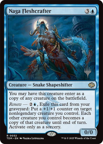 Naga Fleshcrafter [Tarkir: Dragonstorm Promos]