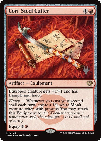 Cori-Steel Cutter [Tarkir: Dragonstorm Promos]