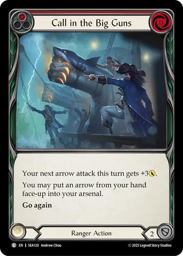 Call in the Big Guns (Red) [SEA120] (High Seas)