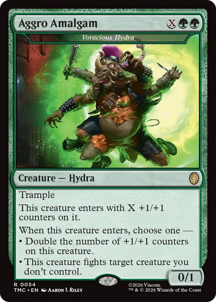 Aggro Amalgam - Voracious Hydra [Teenage Mutant Ninja Turtles Commander]