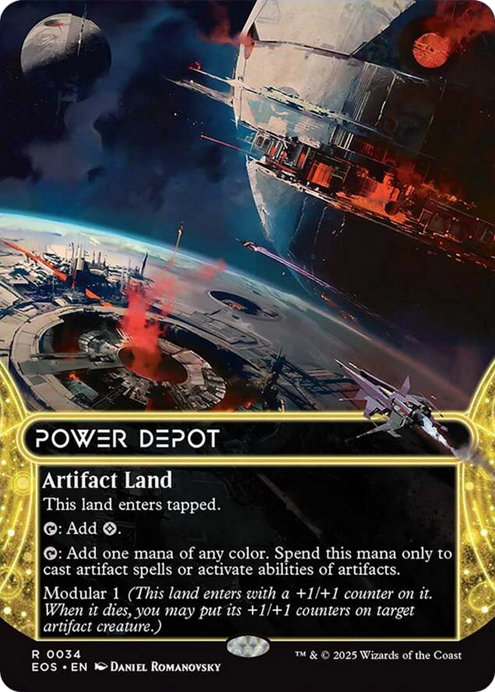 Power Depot (0034) (Borderless) [Edge of Eternities: Stellar Sights]