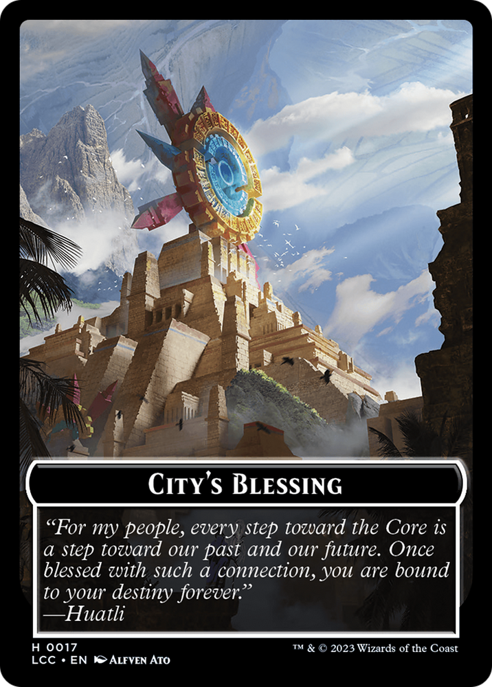 Tiny // City's Blessing Double-Sided Token [Secret Lair Drop Series]