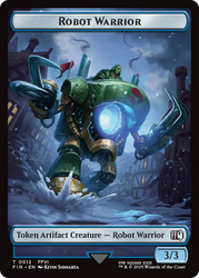 Emblem - Sephiroth, One-Winged Angel // Robot Warrior Double-Sided Token [FINAL FANTASY Tokens]