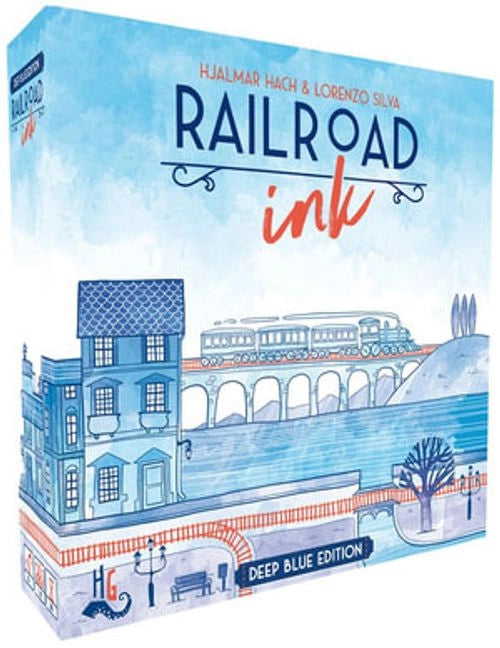 Railroad Ink Board Game (Deep Blue Edition)