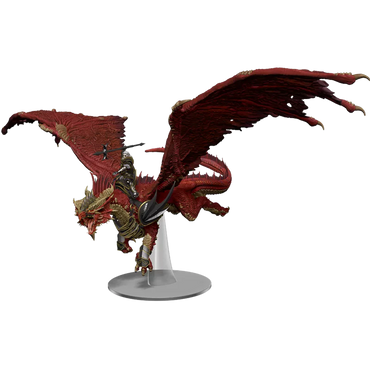 D&D Miniature - Dragonlance Kansaldi on Red Dragon