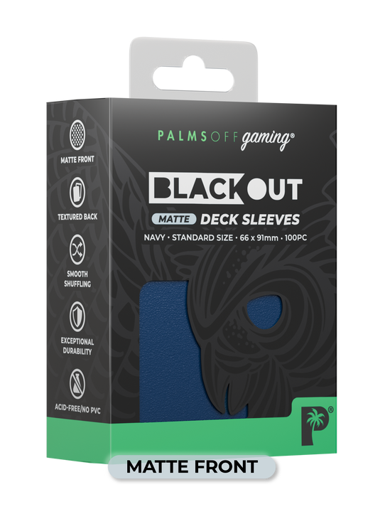 Palms Off Blackout Deck Sleeves (100ct)
