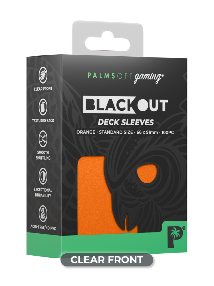 Palms Off Blackout Deck Sleeves (100ct)