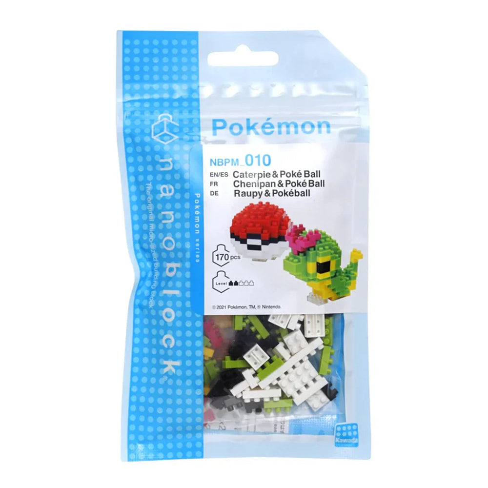 Nanoblock Pokemon  - Caterpie & Poke Ball