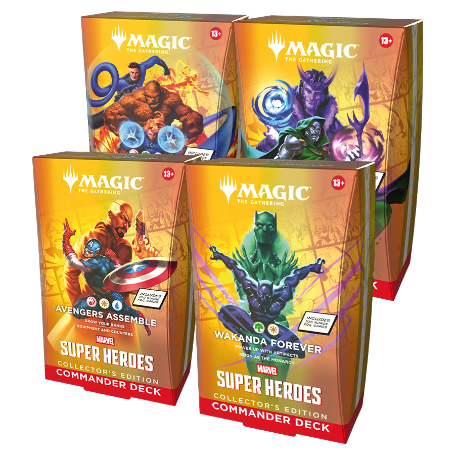 **PRE-ORDER** MTG Commander Decks - Marvel Super Heroes (Collector Edition)
