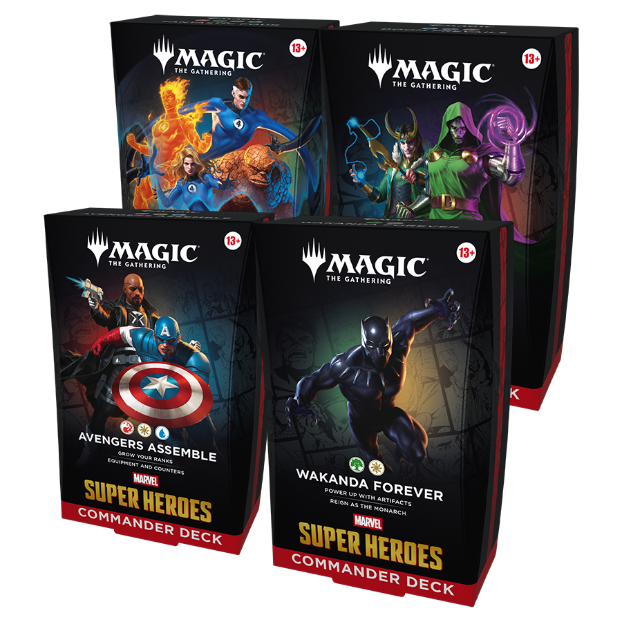 **PRE-ORDER** MTG Commander Decks - Marvel Super Heroes