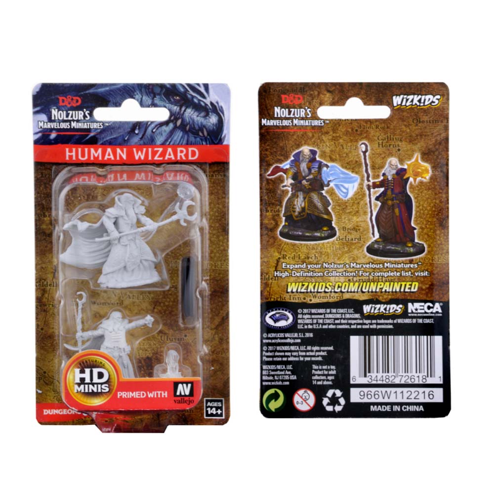 D&D Miniature Figurine - Wizard