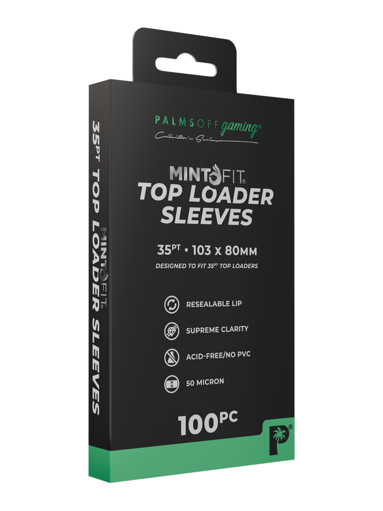 Palms Off Top Loader Sleeves: 35pt