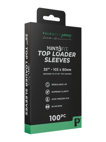 Palms Off Top Loader Sleeves: 35pt