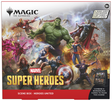 **PRE-ORDER** MTG Scene Display - Marvel Super Heroes