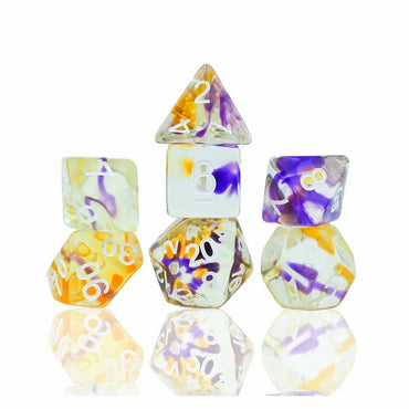 Sirius Dice Set - Violet Swirl