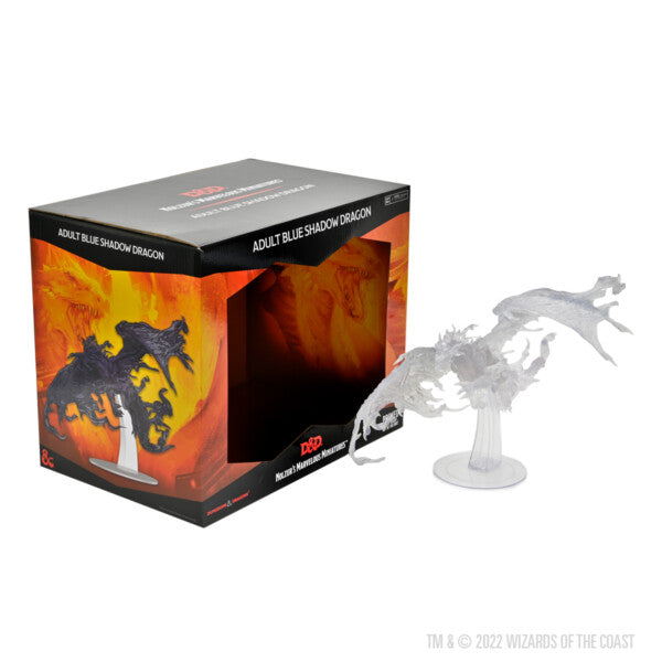 D&D Nolzurs Marvelous Miniatures Adult Blue Shadow Dragon
