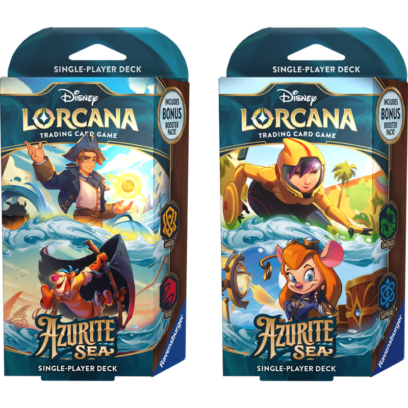 *PRE ORDER* Disney Lorcana TCG - Azurite Sea Starter Decks