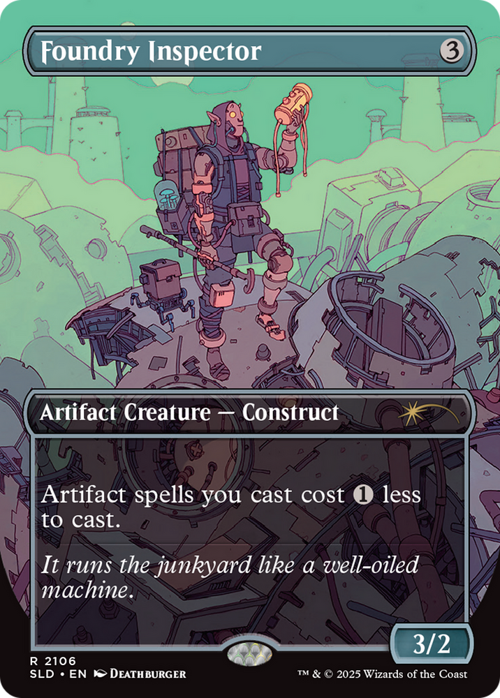 Foundry Inspector (Galaxy Foil) [Secret Lair Drop Series]