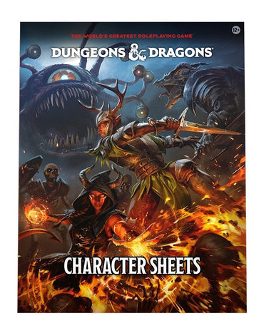 *PRE ORDER* Dungeons and Dragons Character Sheets (2024)