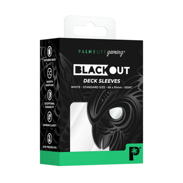 Palms Off Blackout Deck Sleeves (100ct)