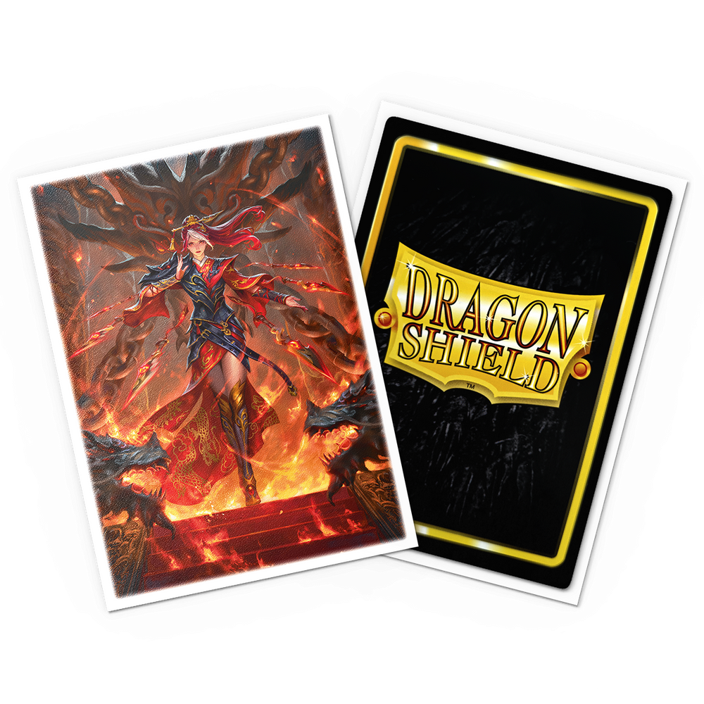 Dragon Shield: Standard 100ct Art Sleeves - Flesh and Blood (Cindra, Dracai of Retribution)