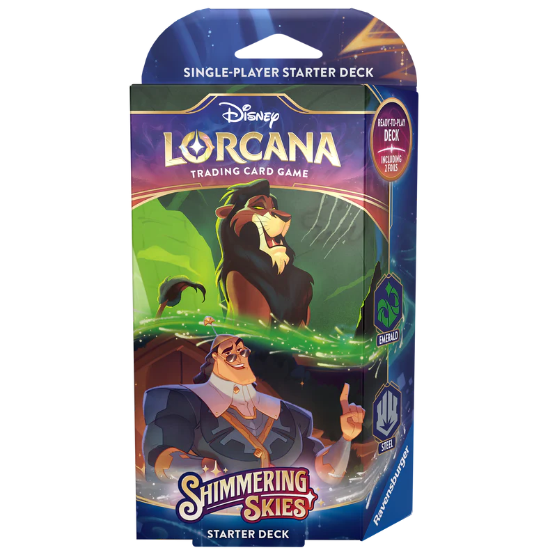 Disney Lorcana TCG Shimmering Skies Starter Decks