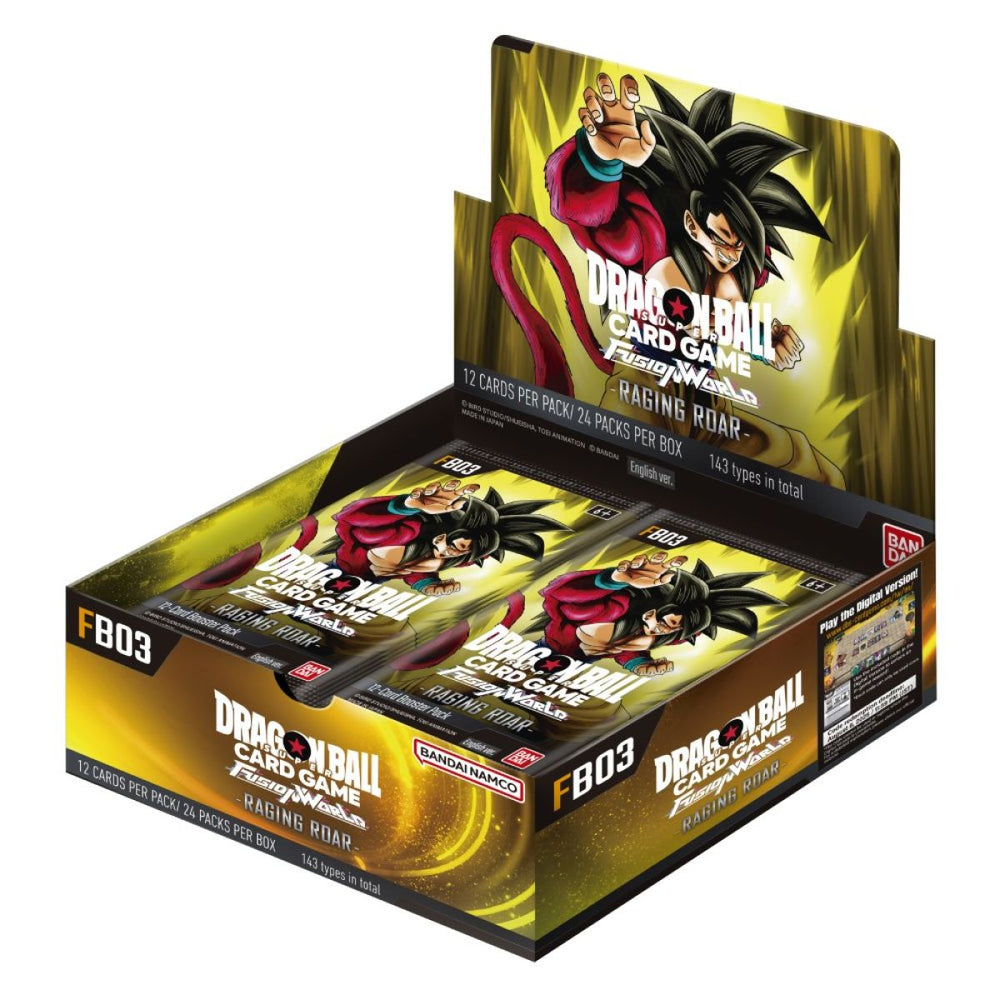 Dragon Ball Super Card Game: Fusion World – Booster Case (12x Boxes): Raging Roar [FB03]