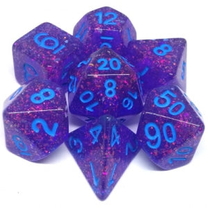 MDG - ETERNAL RESIN POLYHEDRAL DICE SET: FIRE