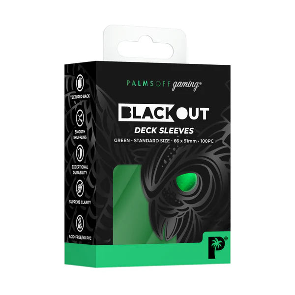 Palms Off Blackout Deck Sleeves (100ct)