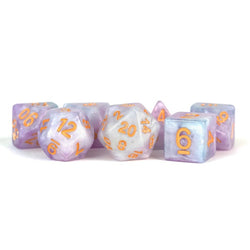 MDG - ETERNAL RESIN POLYHEDRAL DICE SET: FIRE