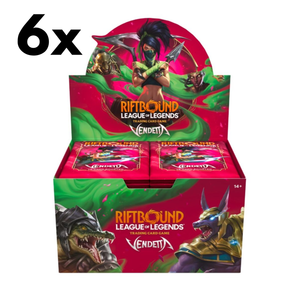 **PRE-ORDER** **LIMIT 1PP** Riftbound: League of Legends TCG Booster Case - Vendetta
