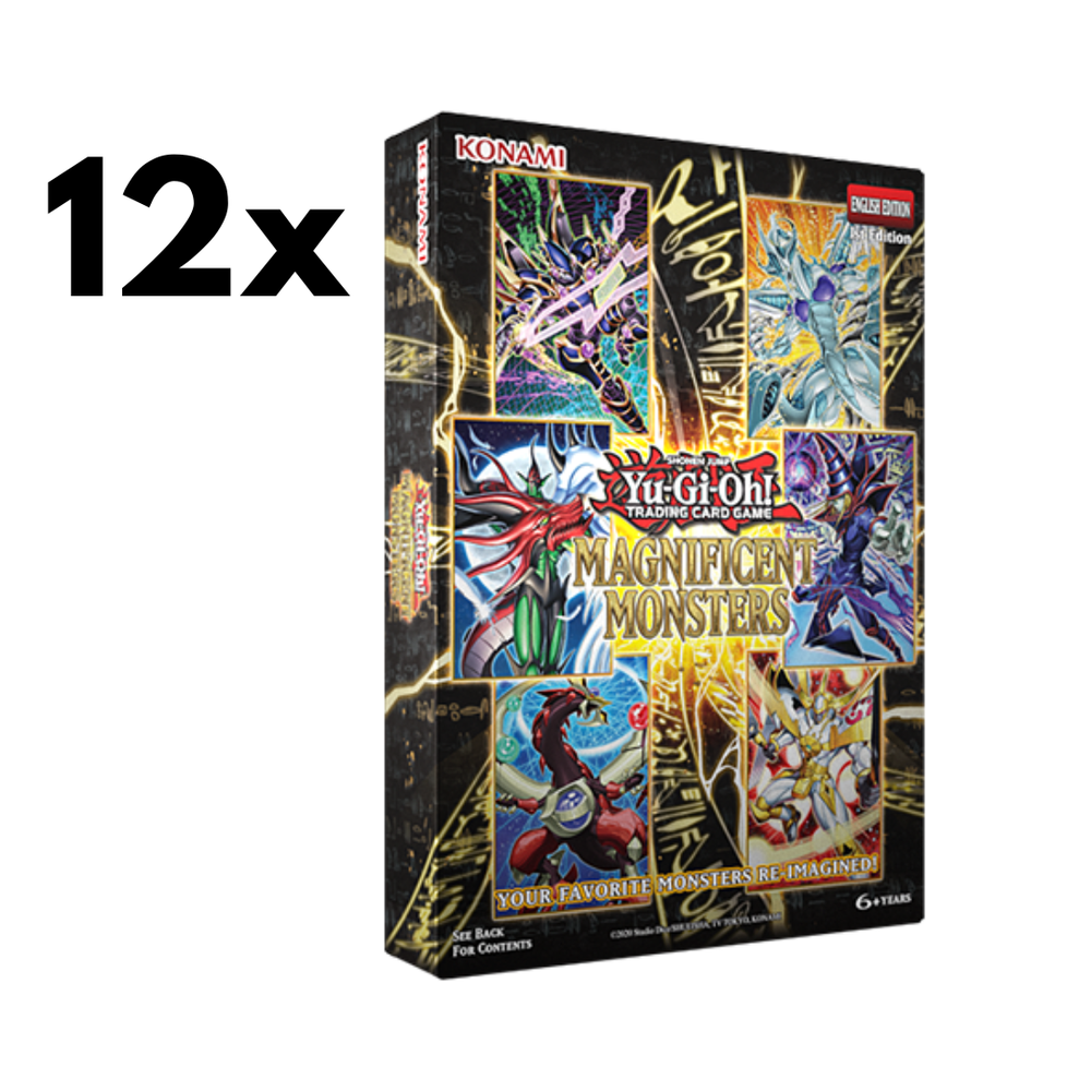 **PRE-ORDER** YGO Boxed Set - Magnificent Monsters 3-Pack Tuckbox Case (1st Edition) [LIMIT 1]