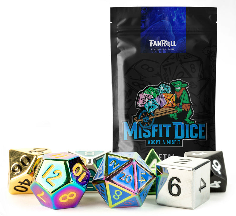 MDG - Fanroll Misfit Metal Dice Pack