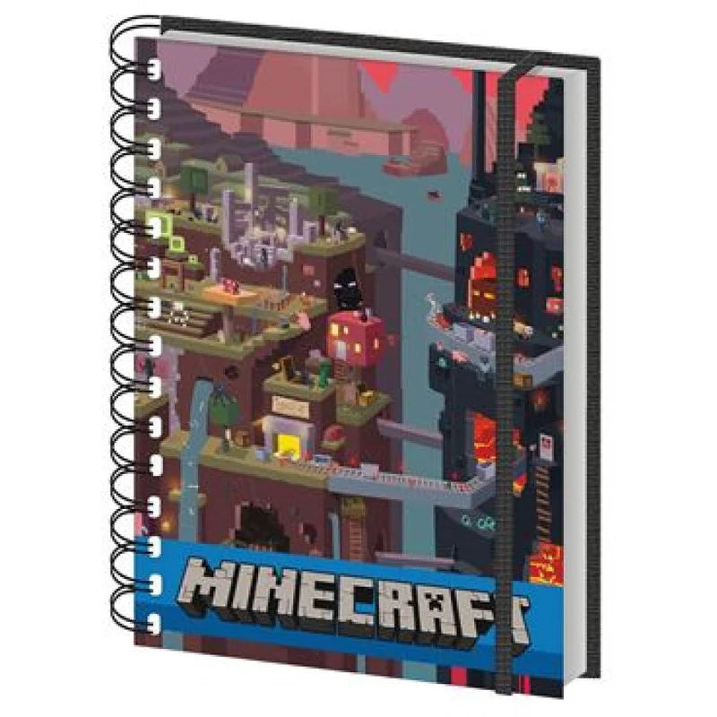 Minecraft - World Red - A5 Notebook
