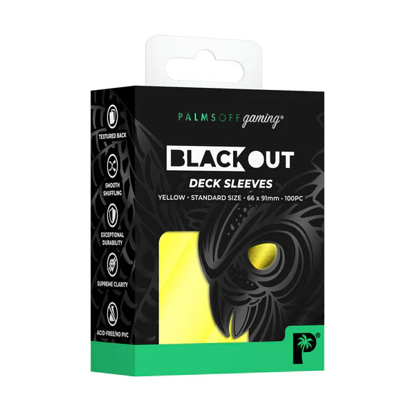 Palms Off Blackout Deck Sleeves (100ct)