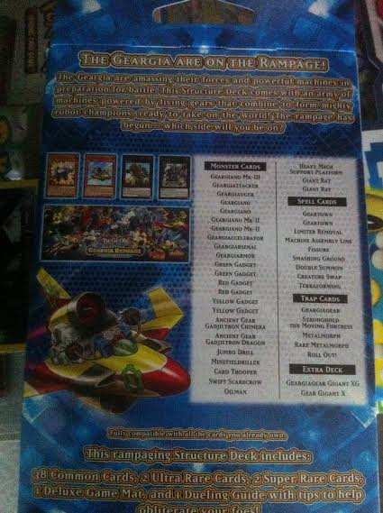 Geargia Rampage Structure Deck