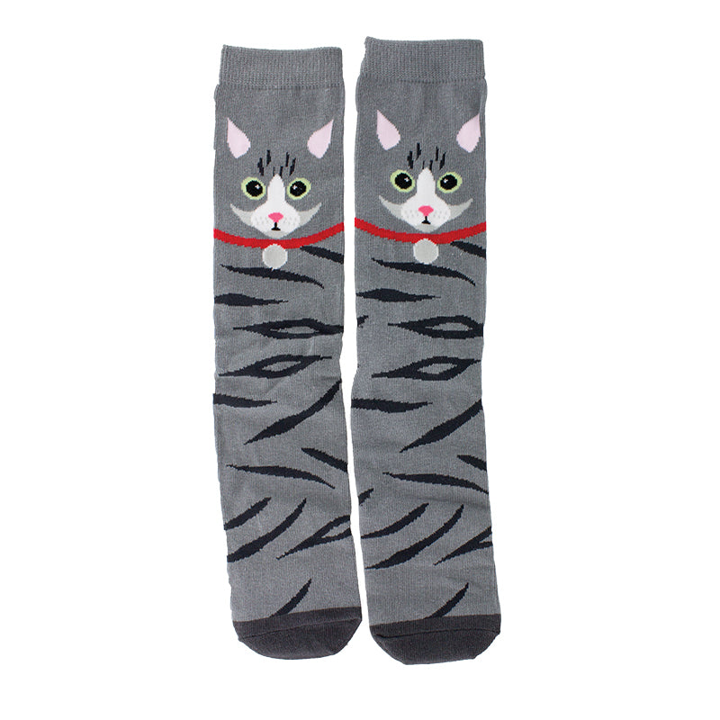 Sockimals - Grey Tabby Cat